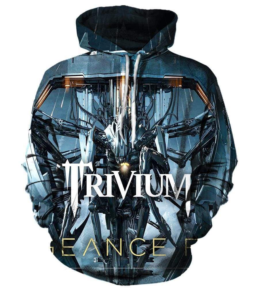 Trivium Hoodies - Pullover Purple 3D Hoodies