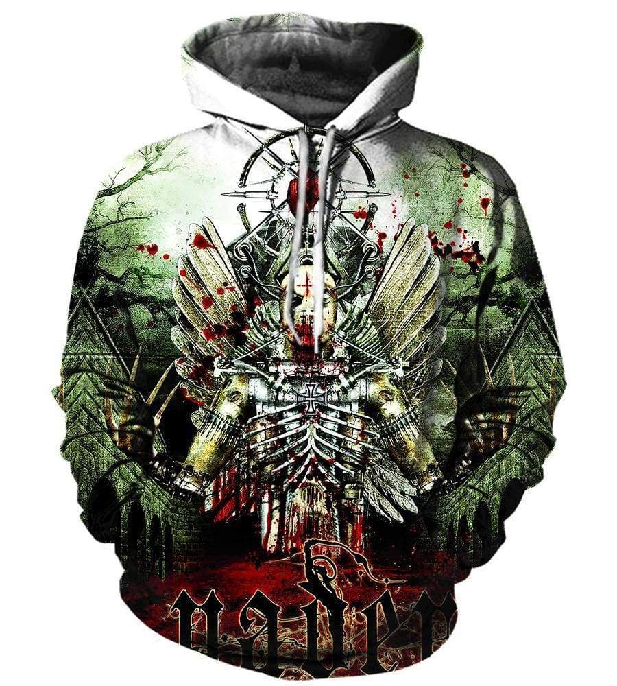 Vader Hoodies - Pullover Green 3D Hoodie