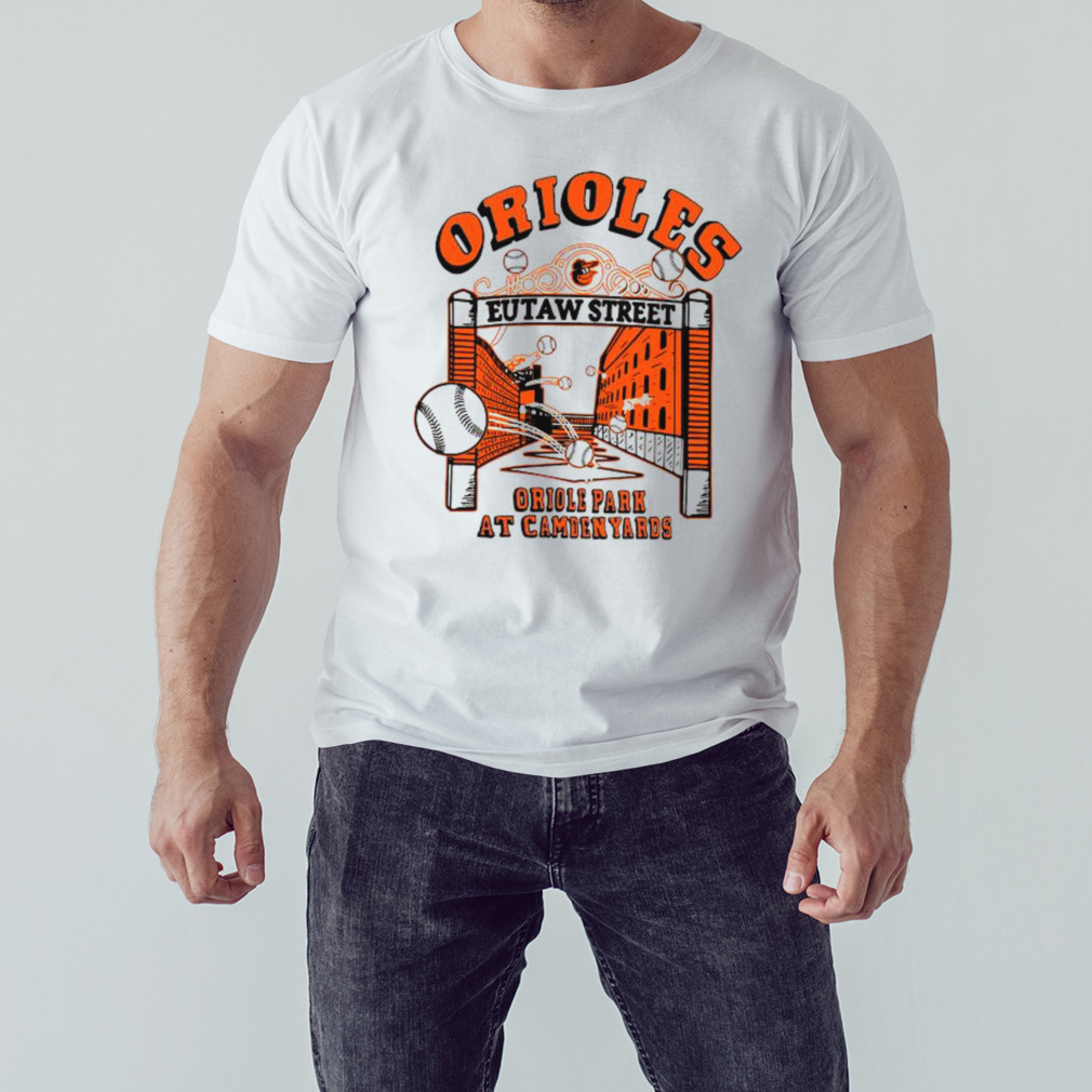 Official 2023 Baltimore Orioles Eutaw Street Hyper Local Tri-Blend