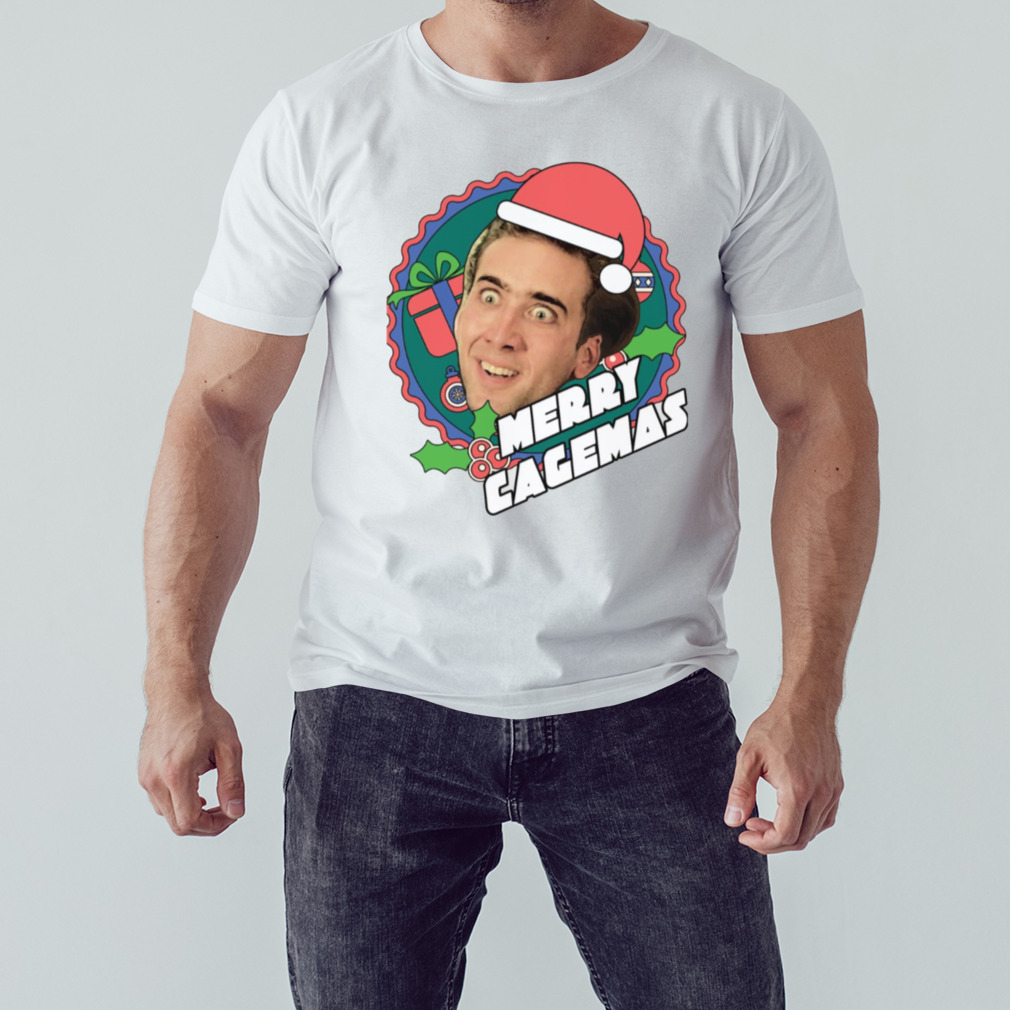 Merry Cagemas Nicolas Cage Christmas shirt