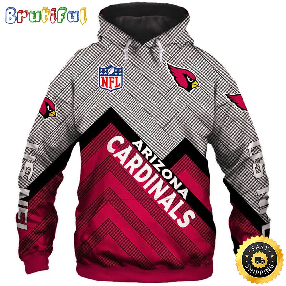 NFL Arizona Cardinals 3D Hoodie All Over Print Shirts A Must Have For Football Fans