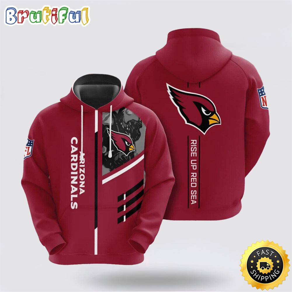 NFL Arizona Cardinals 3D Hoodie All Over Print Shirts Unmatched Style And Comfort