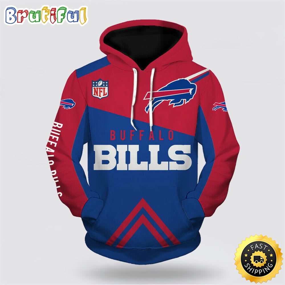 NFL Buffalo Bills 3D Hoodie All Over Print Shirts Elevate Your Game Day Look