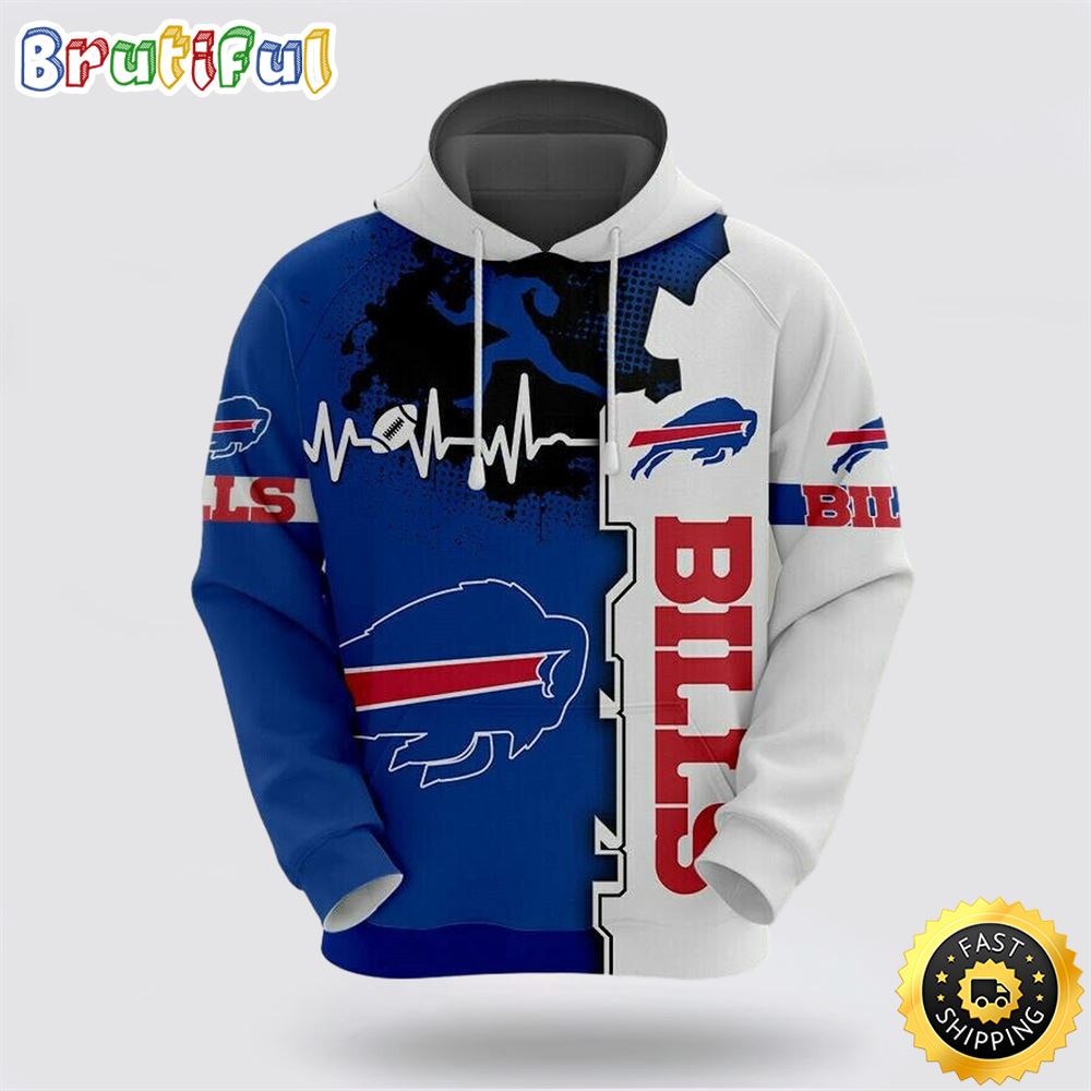 NFL Buffalo Bills 3D Hoodie All Over Print Shirts Stay Cozy And Stylish