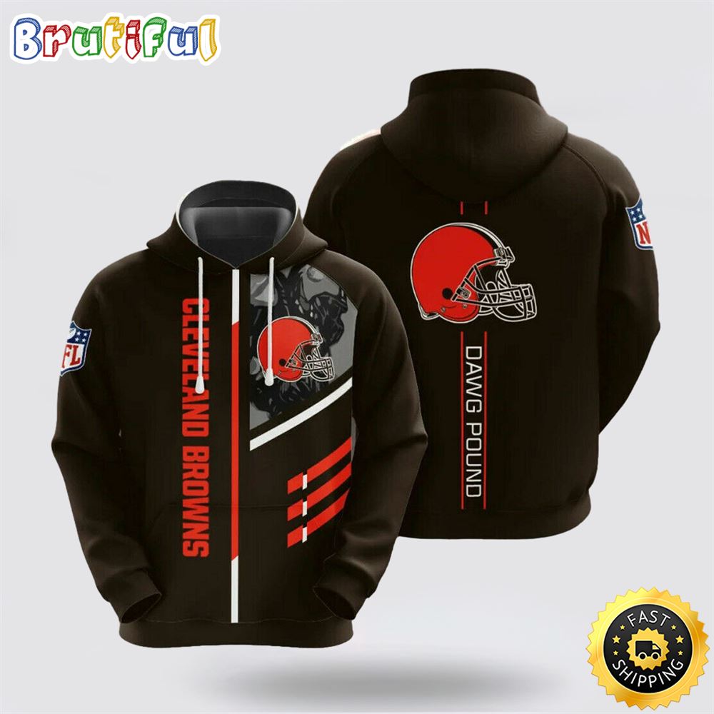 NFL Cleveland Browns 3D Hoodie All Over Print Shirts Celebrate Your Team In Style