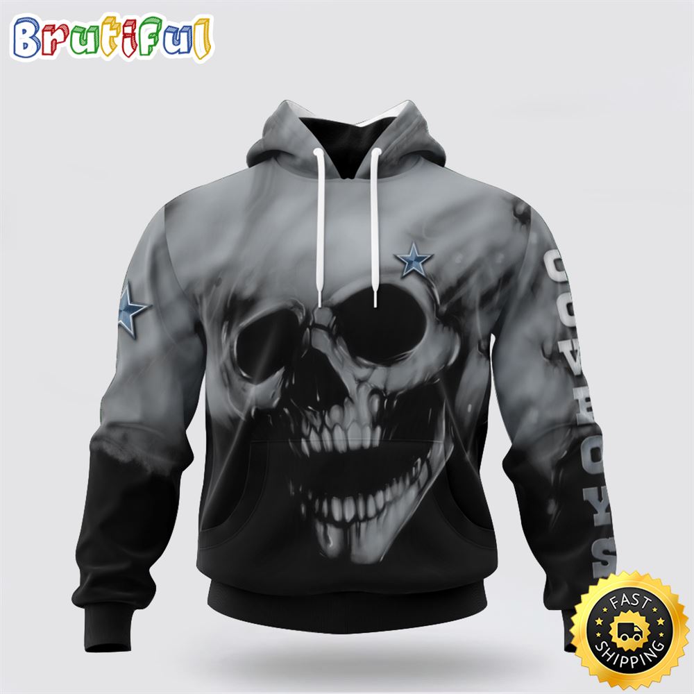 Lowest Price Dallas Cowboys Skull Hoodies 3D With Zipper, Pullover – 4 Fan  Shop