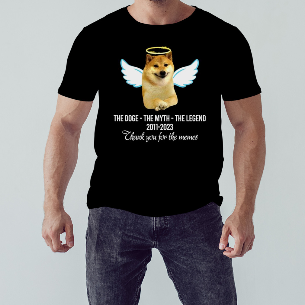 The Doge The Myth The Legend 2011-2023 Thank You for the memes Shirt