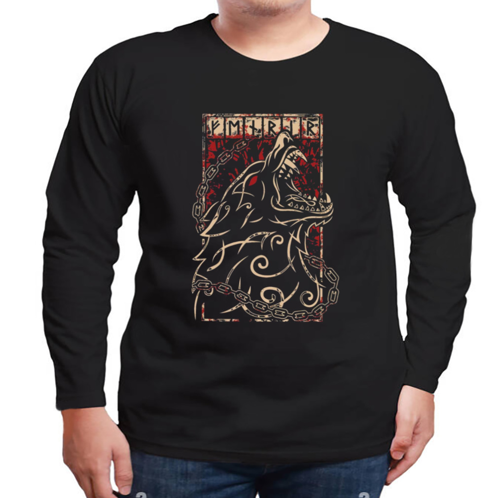 Fenrir Wolf shirt 3 Longsleeve tshirt