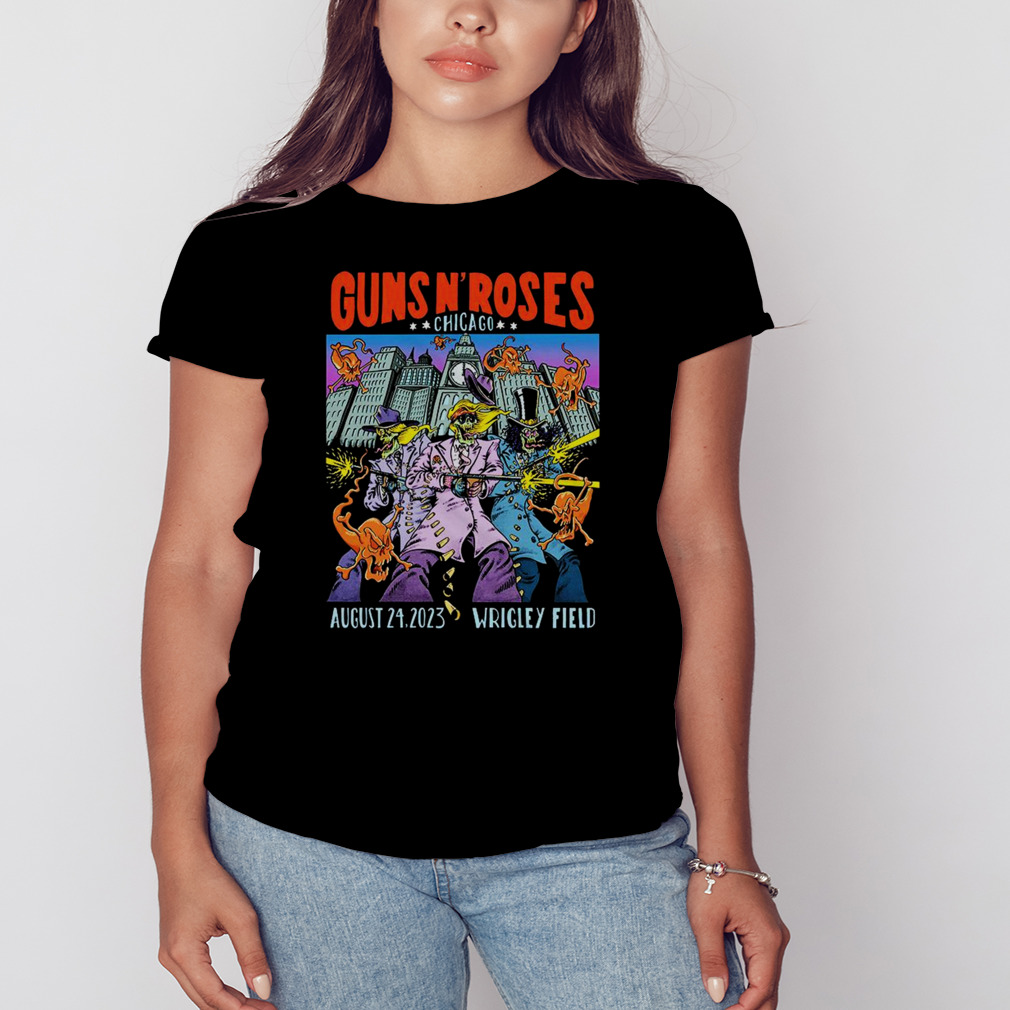 Guns N Roses Tour Tonight In Chicago August 24 2023 Wrigley Field Fan Gifts T-Shirt 2 Women's tshirt