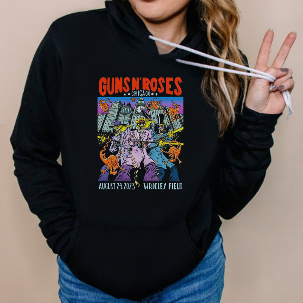Guns N Roses Tour Tonight In Chicago August 24 2023 Wrigley Field Fan Gifts T-Shirt 5 Hoodies