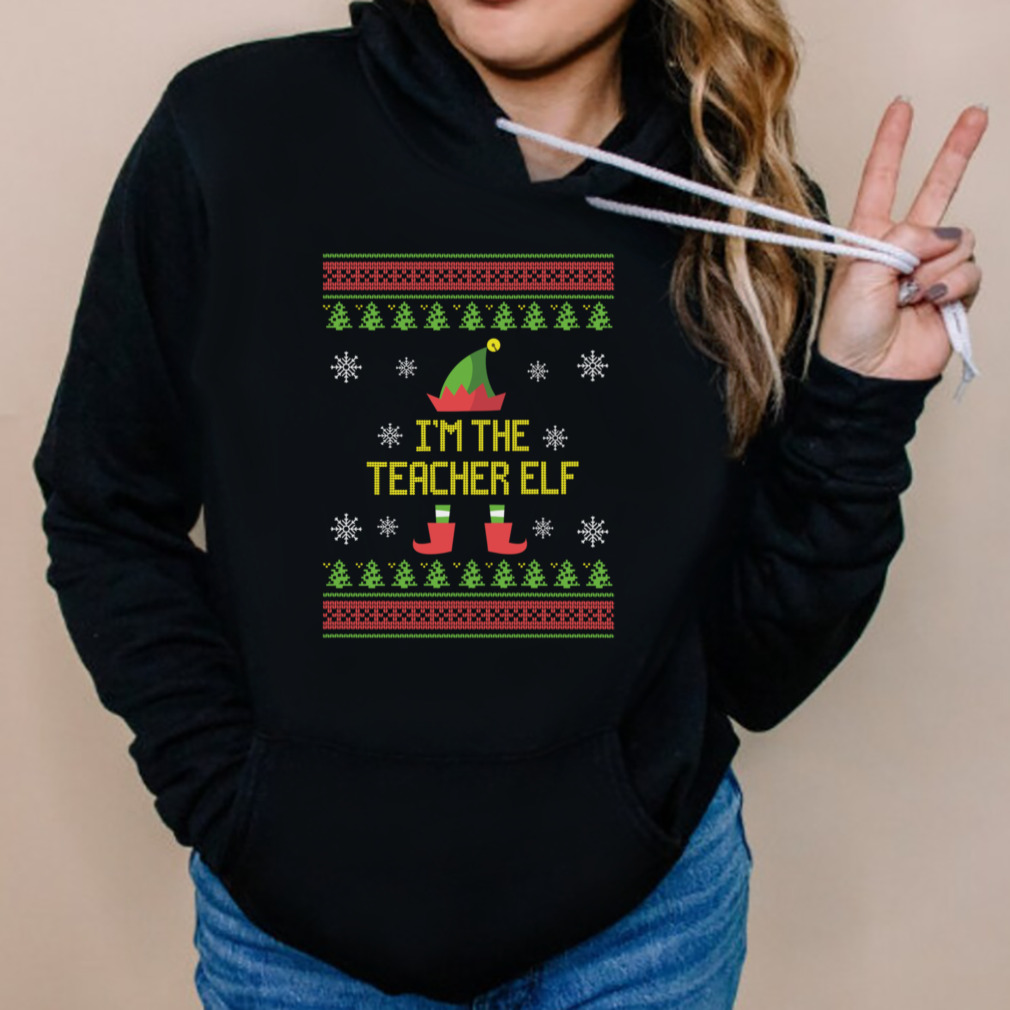 I’m the Teacher Elf Funny Christmas Ugly Family Elf Costume T-shirt 5 Hoodies