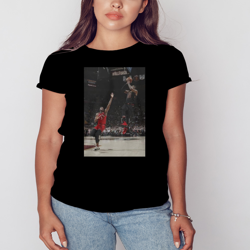 Lebron James game winner over him shirt 2 Women's tshirt
