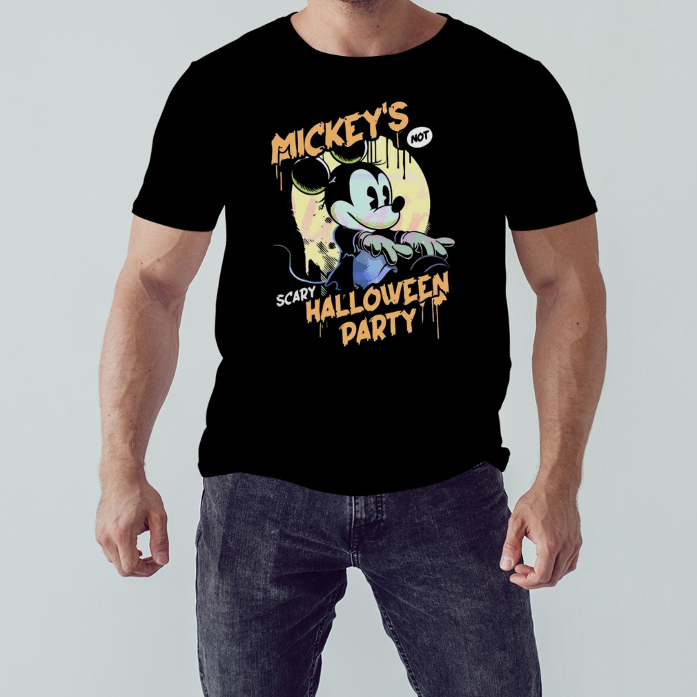 Mickey Is Not So Scary Halloween Party Shirt 1 Unisex tshirt