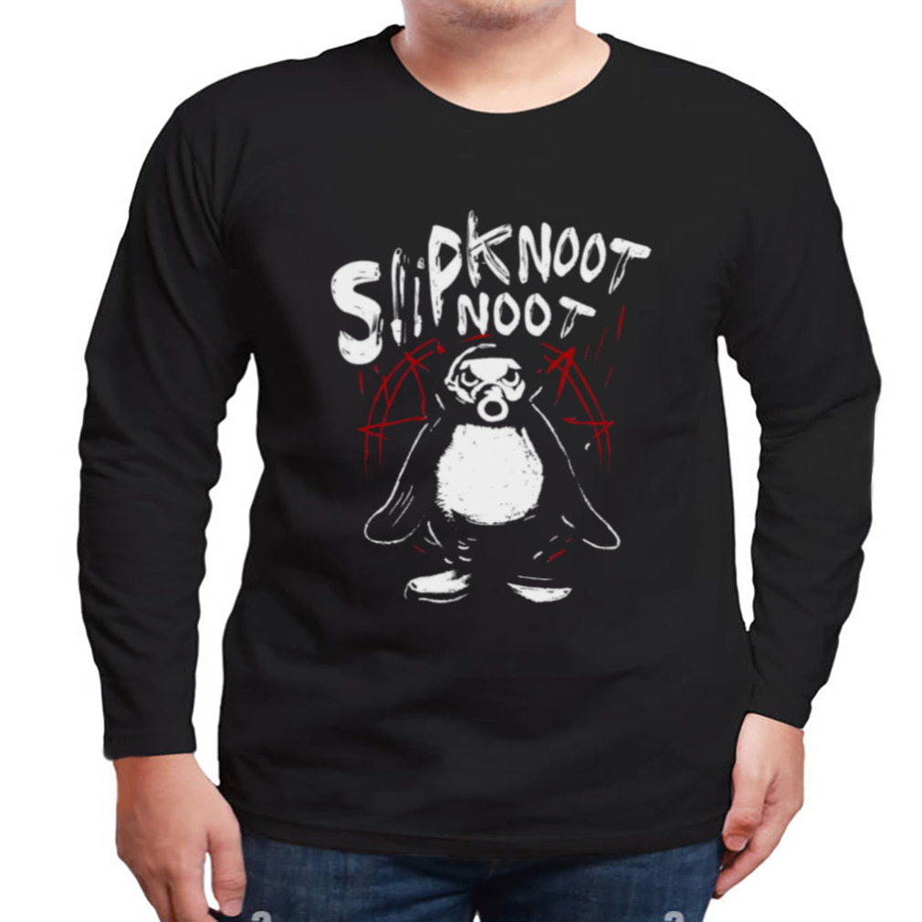 Slipknoot Noot Penguin Death Metal Goth Hard Rock shirt 3 Longsleeve tshirt