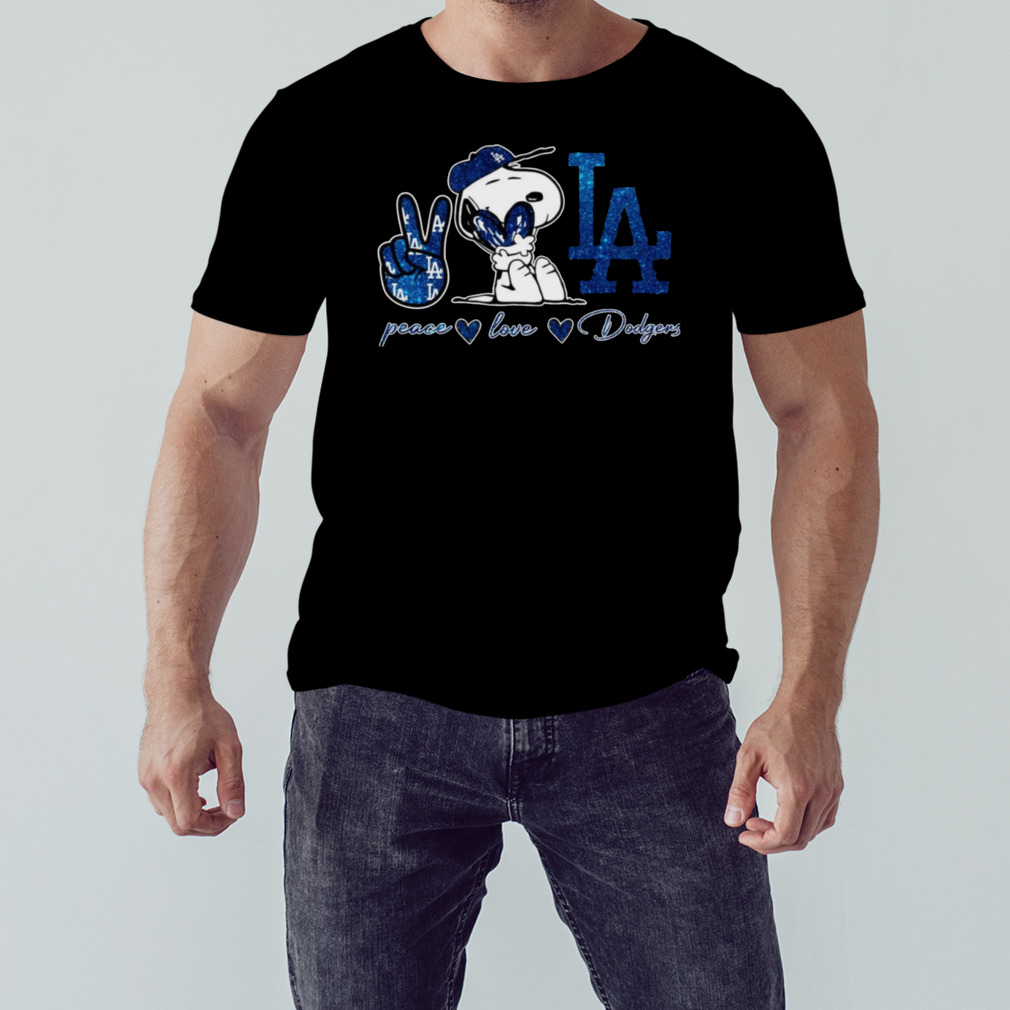 Snoopy Los Angeles Dodgers Peace Love Dodgers shirt, hoodie