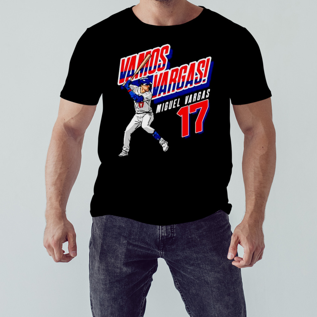 Vargas vamos miguel vargas 17 los angeles Dodgers T-shirt 1 Unisex tshirt