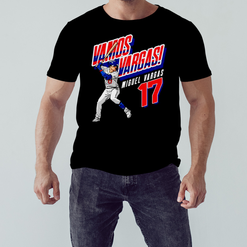 Vargas vamos miguel vargas 17 los angeles Dodgers T-shirt