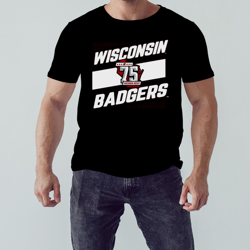 Wisconsin Badgers Men’s Hockey 75th Season T-shirt