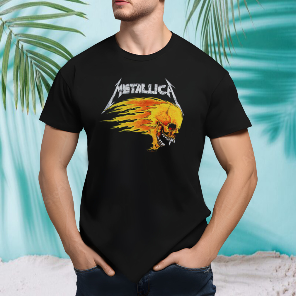 FLAMING SKULL 1994 TOUR T-SHIRT