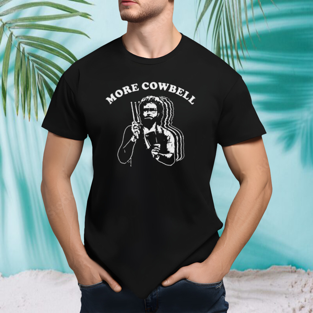 Funny More Cowbell Please Vintage Aesthetic Saturday Joke shirt