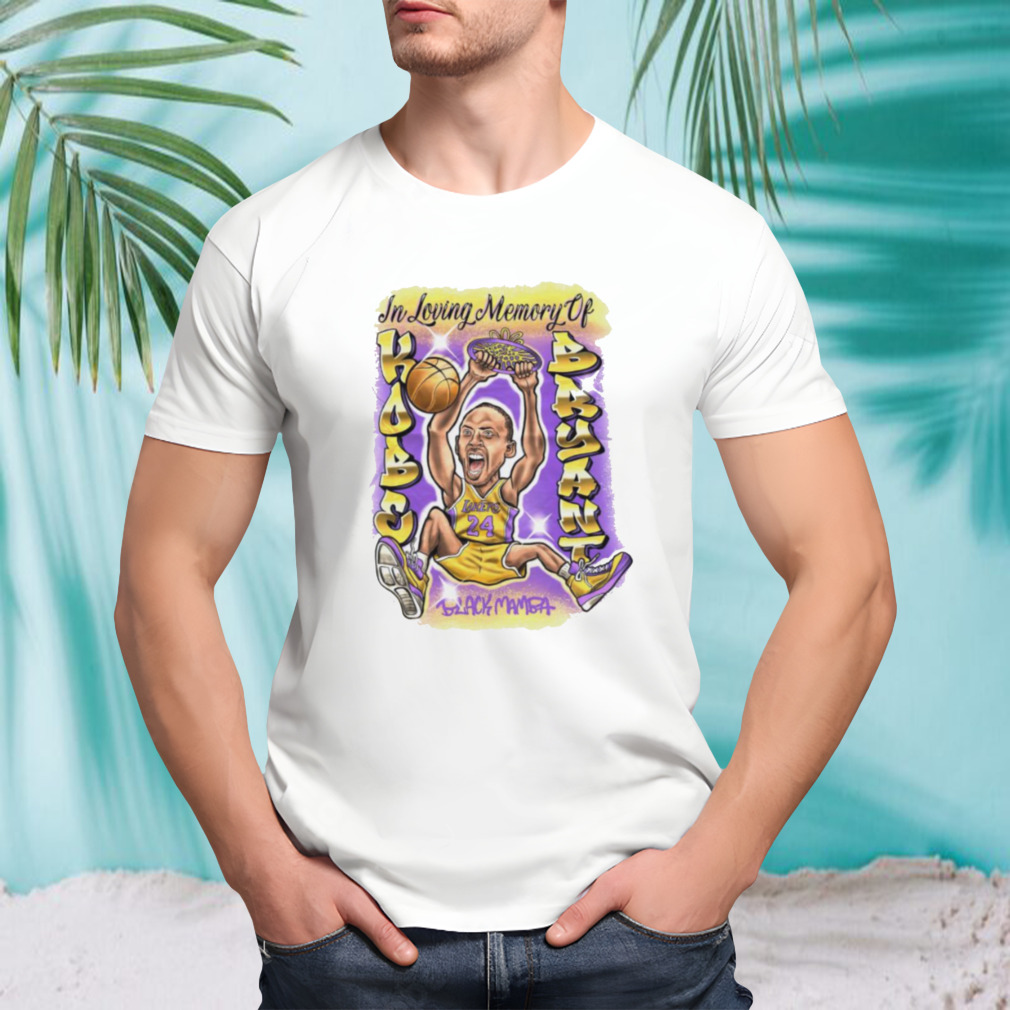 In loving memory of Kobe Bryant black mamba shirt