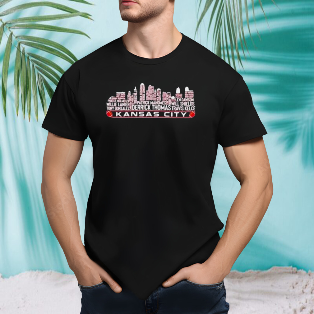 Kansas city team sport legend Kansas city Chiefs text T-shirt