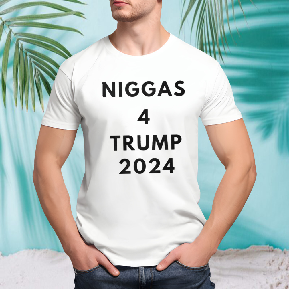 Kyle becker niggas 4 Trump 2024 text design T-shirt