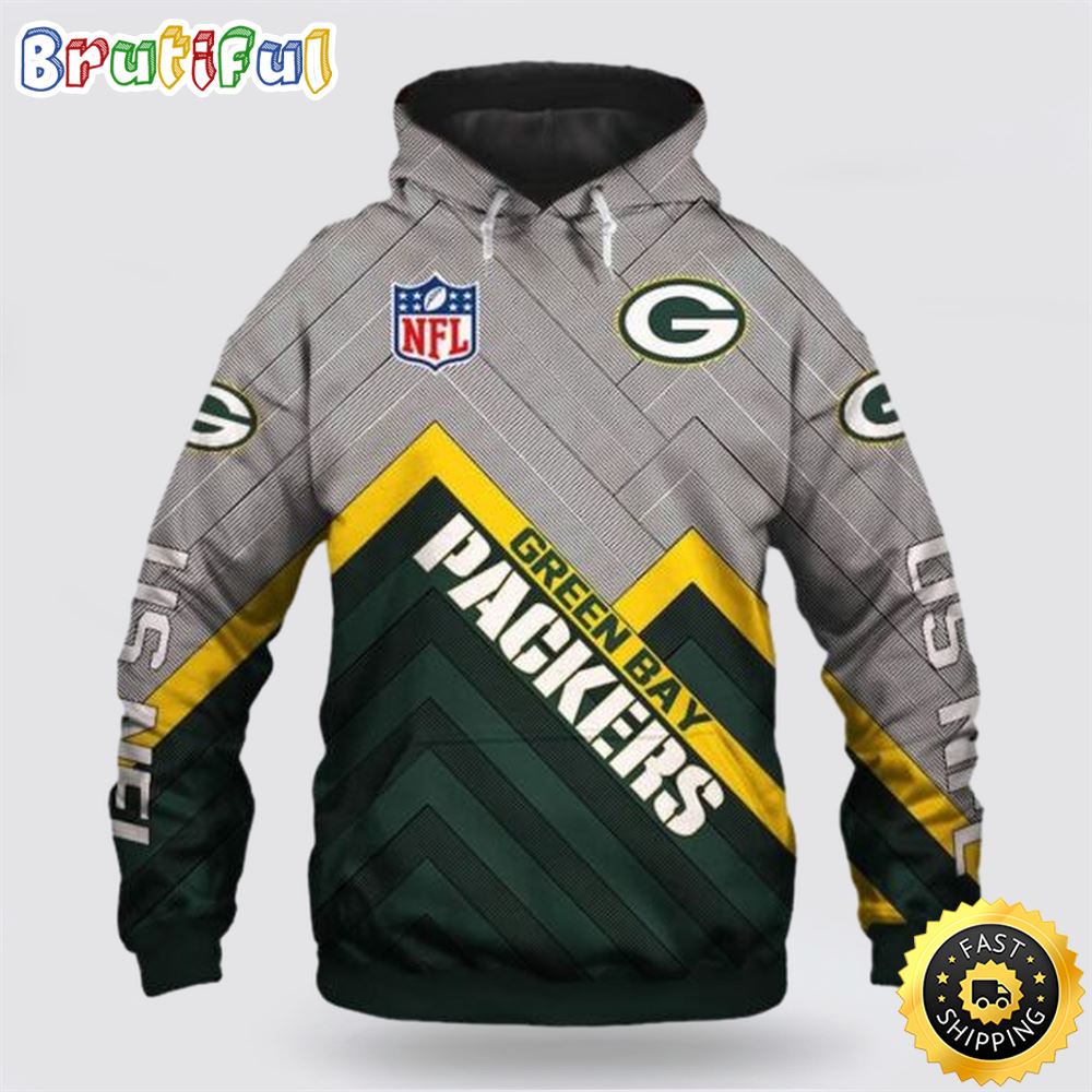 NFL Green Bay Packers 3D Hoodie All Over Print Shirts Elevate Your Game Day Look