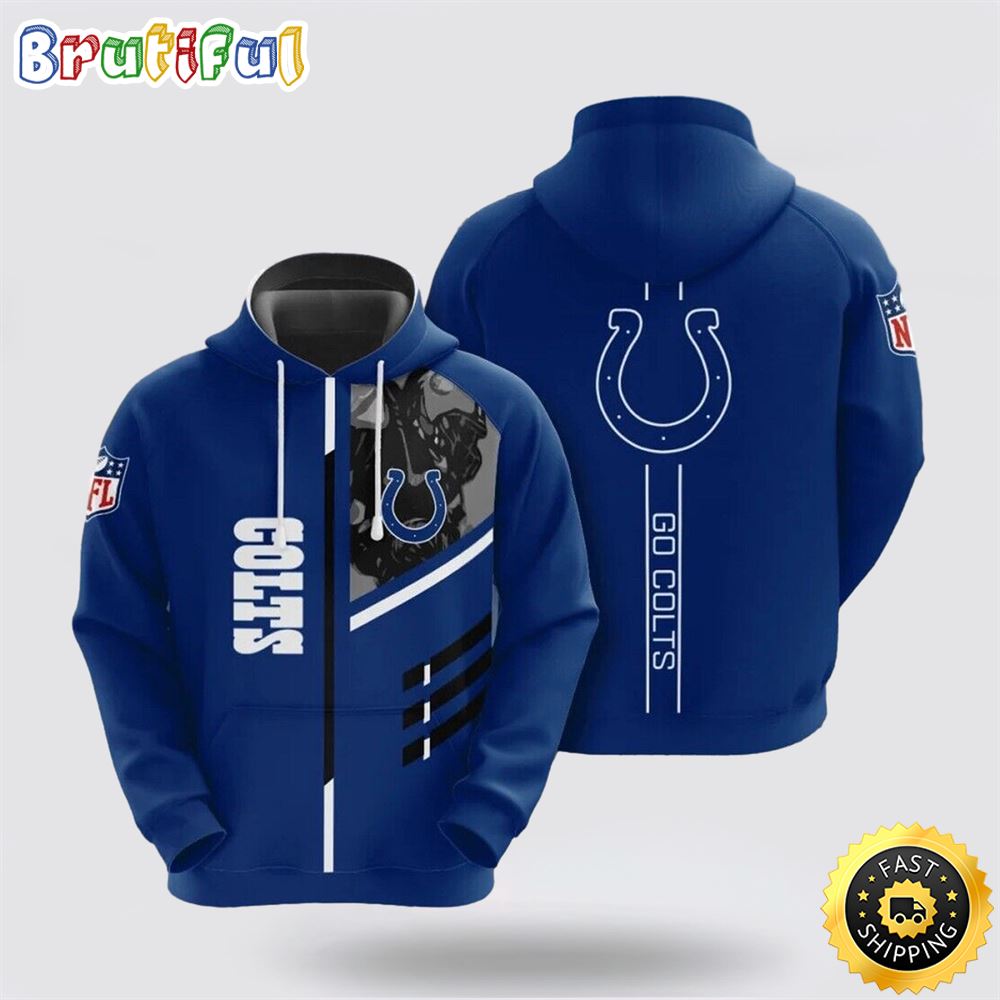 NFL Indianapolis Colts 3D Hoodie All Over Print Shirts Perfect Fan Gear For Football Season