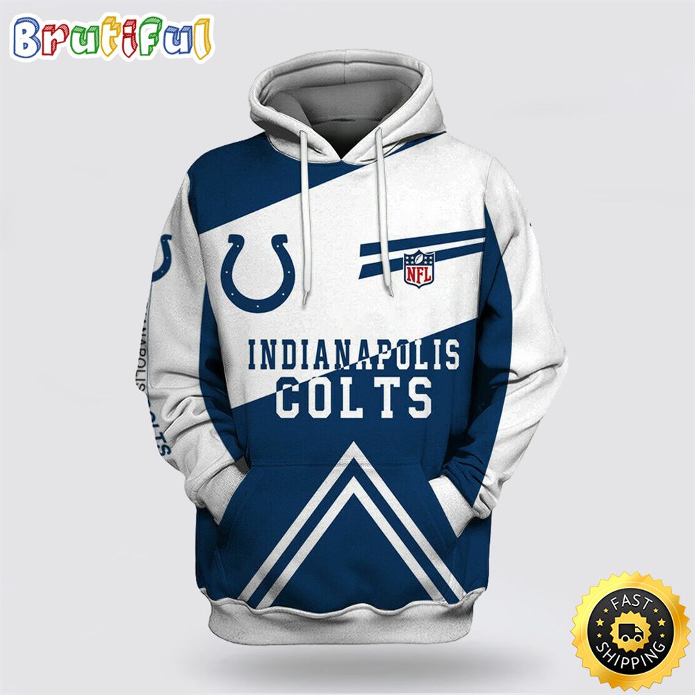 NFL Indianapolis Colts 3D Hoodie All Over Print Shirts Unmatched Style And Comfort