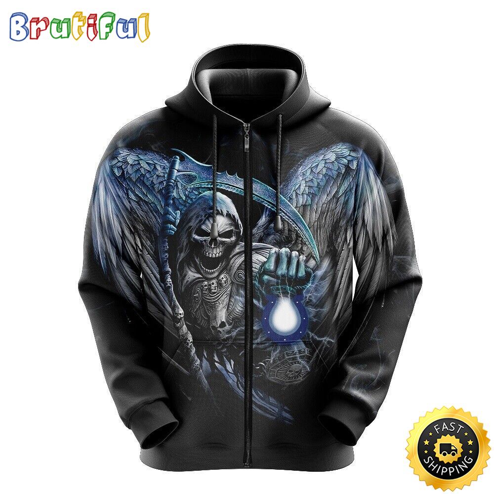 NFL Indianapolis Colts 3D Hoodie All Over Print Skull Ultimate Fan Gear