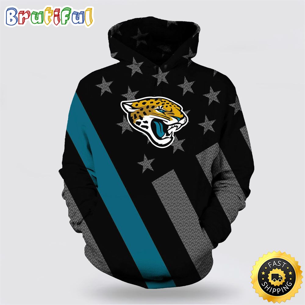 NFL Jacksonville Jaguars 3D Hoodie All Over Print Shirts Elevate Your Game Day Look