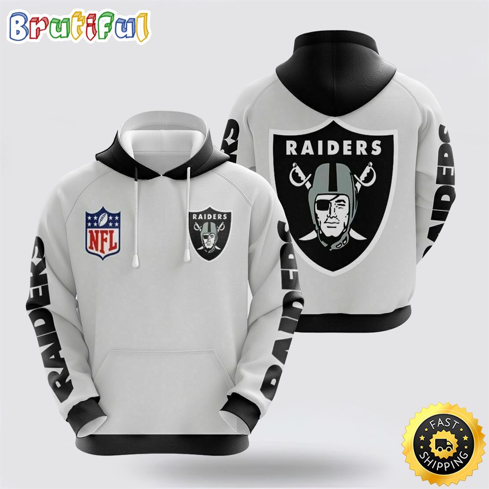 NFL Las Vegas Raiders 3D Hoodie All Over Print Shirts Perfect Fan Gear For Football Season