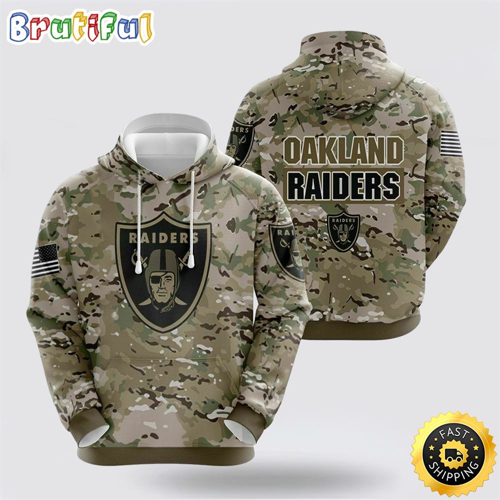 NFL Las Vegas Raiders 3D Hoodie All Over Print Shirts Unmatched Style And Comfort