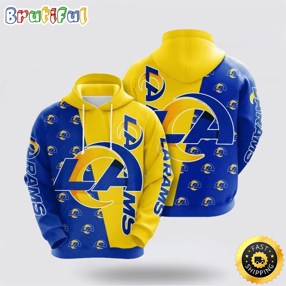 NFL Los Angeles Rams 3D Hoodie All Over Print Shirts Elevate Your Game Day Look