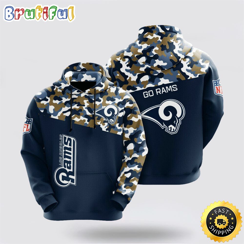 NFL Los Angeles Rams 3D Hoodie All Over Print Shirts Get Ready For Game Day