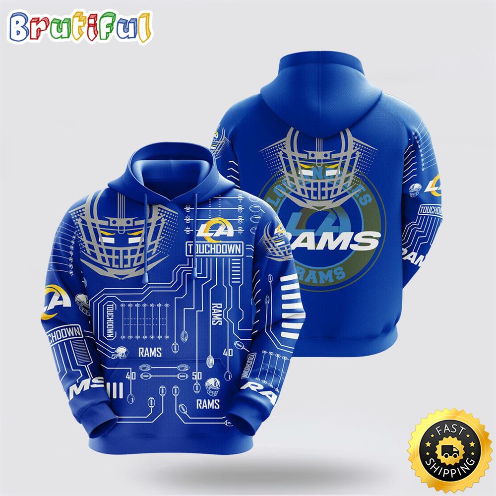 NFL Los Angeles Rams 3D Hoodie All Over Print Shirts Perfect Fan Gear For Football Season