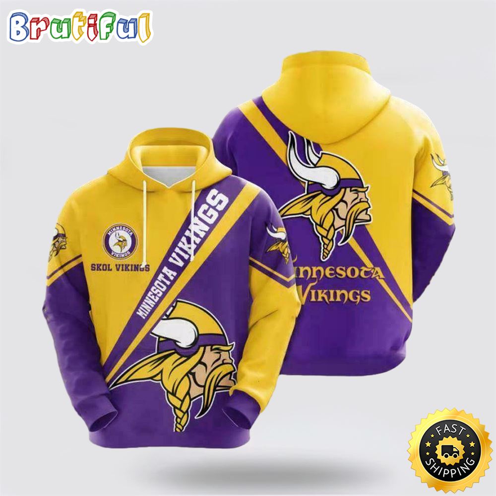 NFL Minnesota Vikings 3D Hoodie All Over Print Shirts Unmatched Style And Comfort