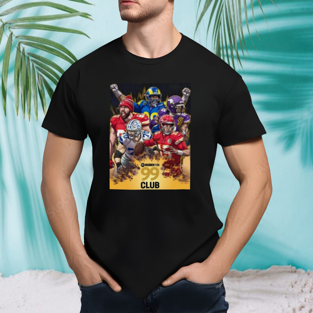 New EA Sports NFL 99 Clubs Madden 24 Poster Shirt