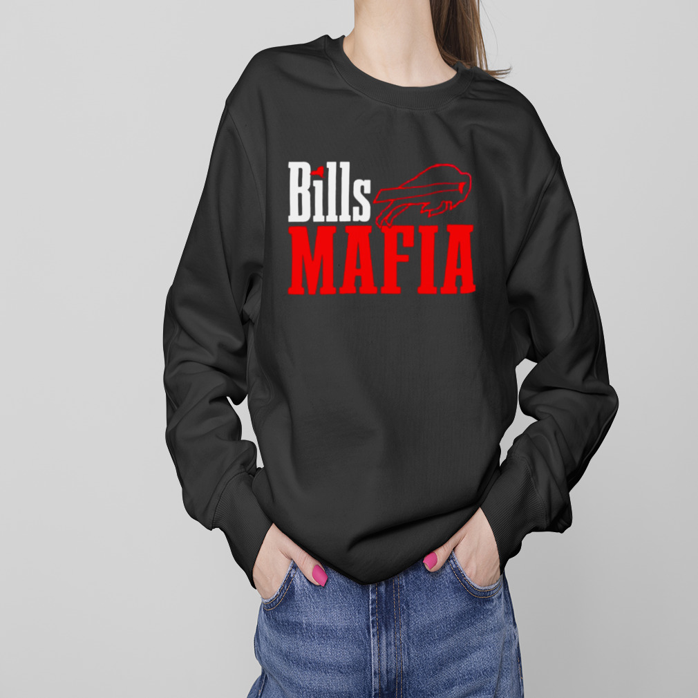 New Era Buffalo Bills Stacked Bills Mafia Wordmark Black Shirt