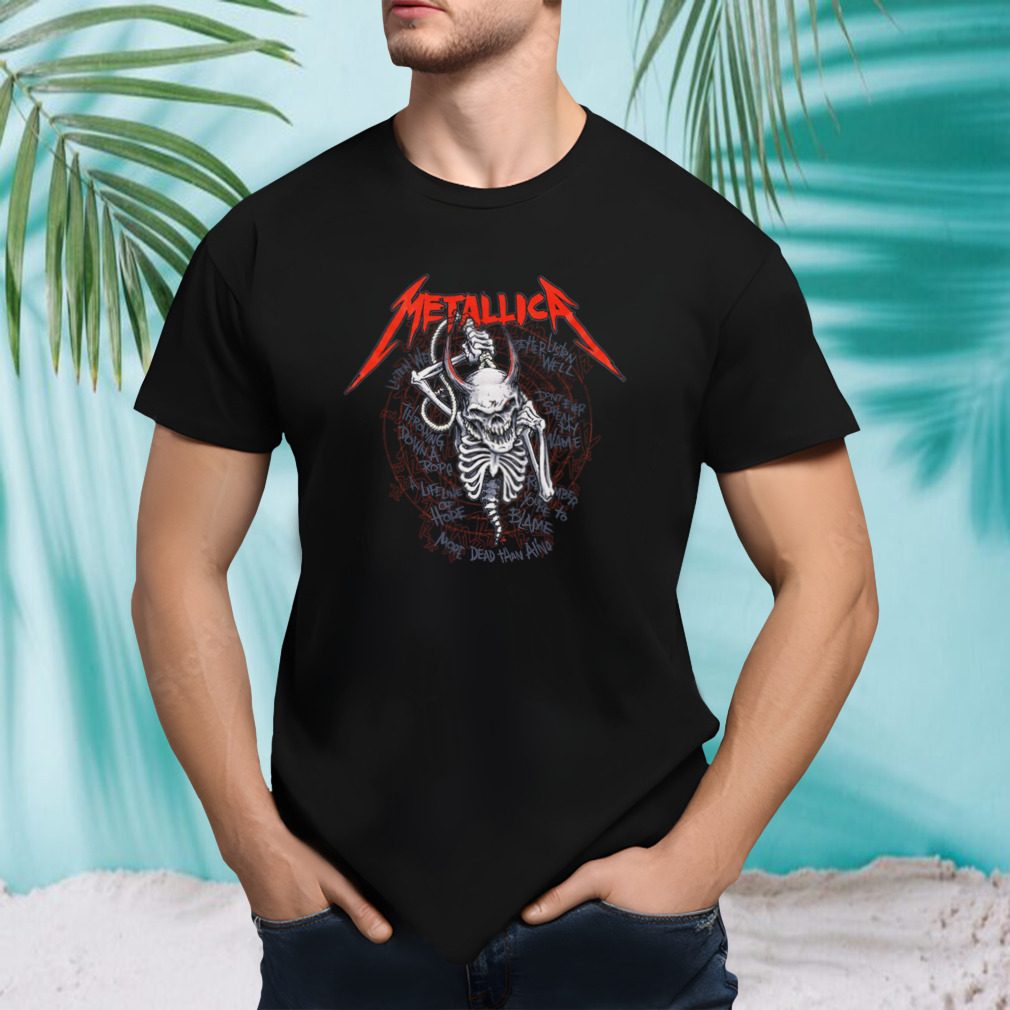 Screaming Skull Metallica Merch Pop Up Store Fan Gifts T-Shirt