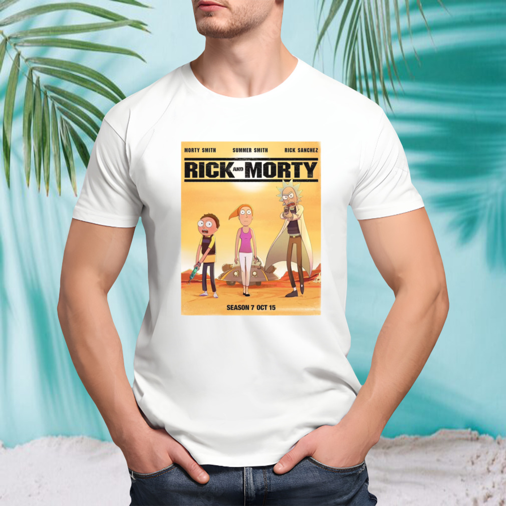 Season 7 of Rick And Morty Premieres On October 15 2023 T-Shirt