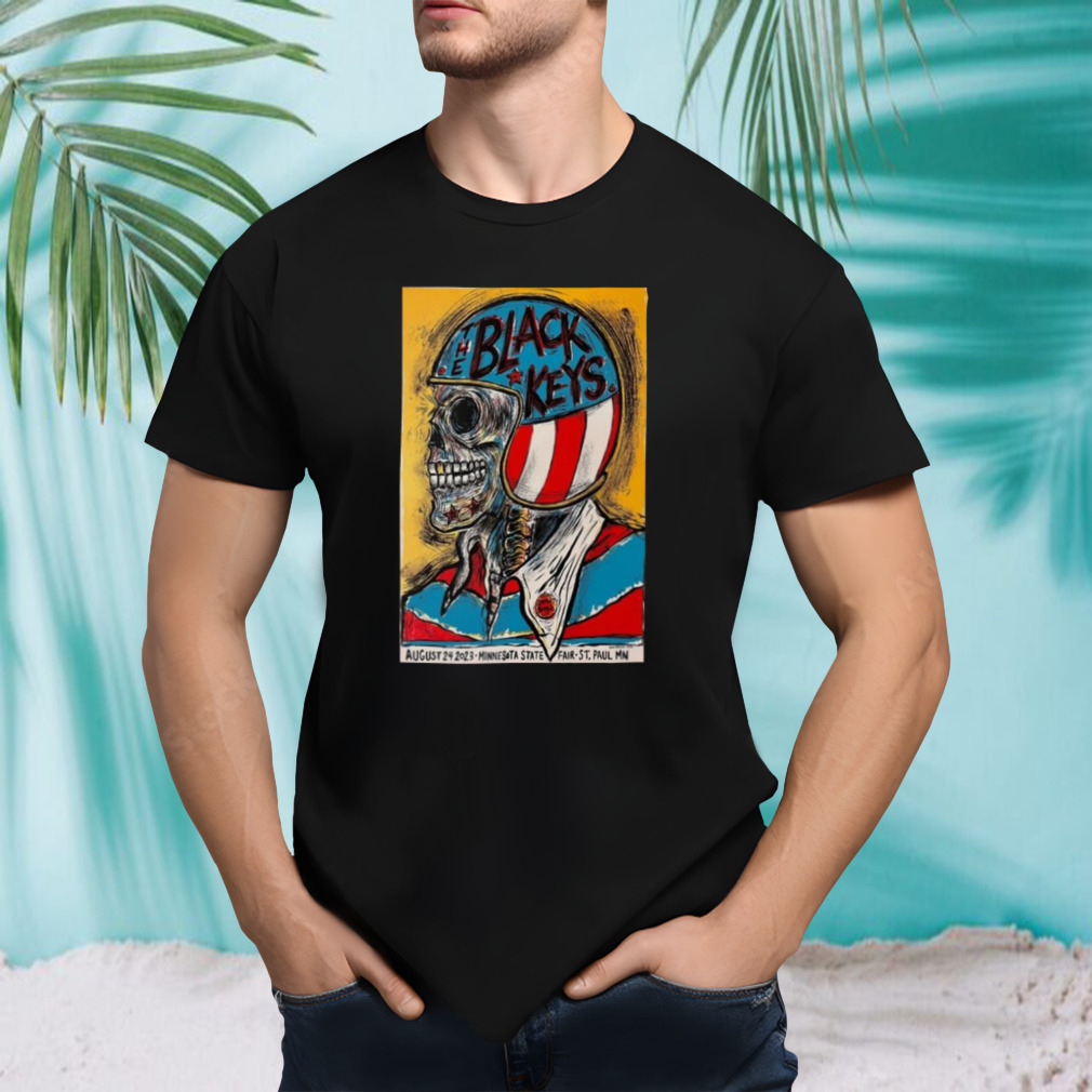 The Black Keys Poster Minnesota State Fair St Paul Mn August 24 2023 Poster T-shirt