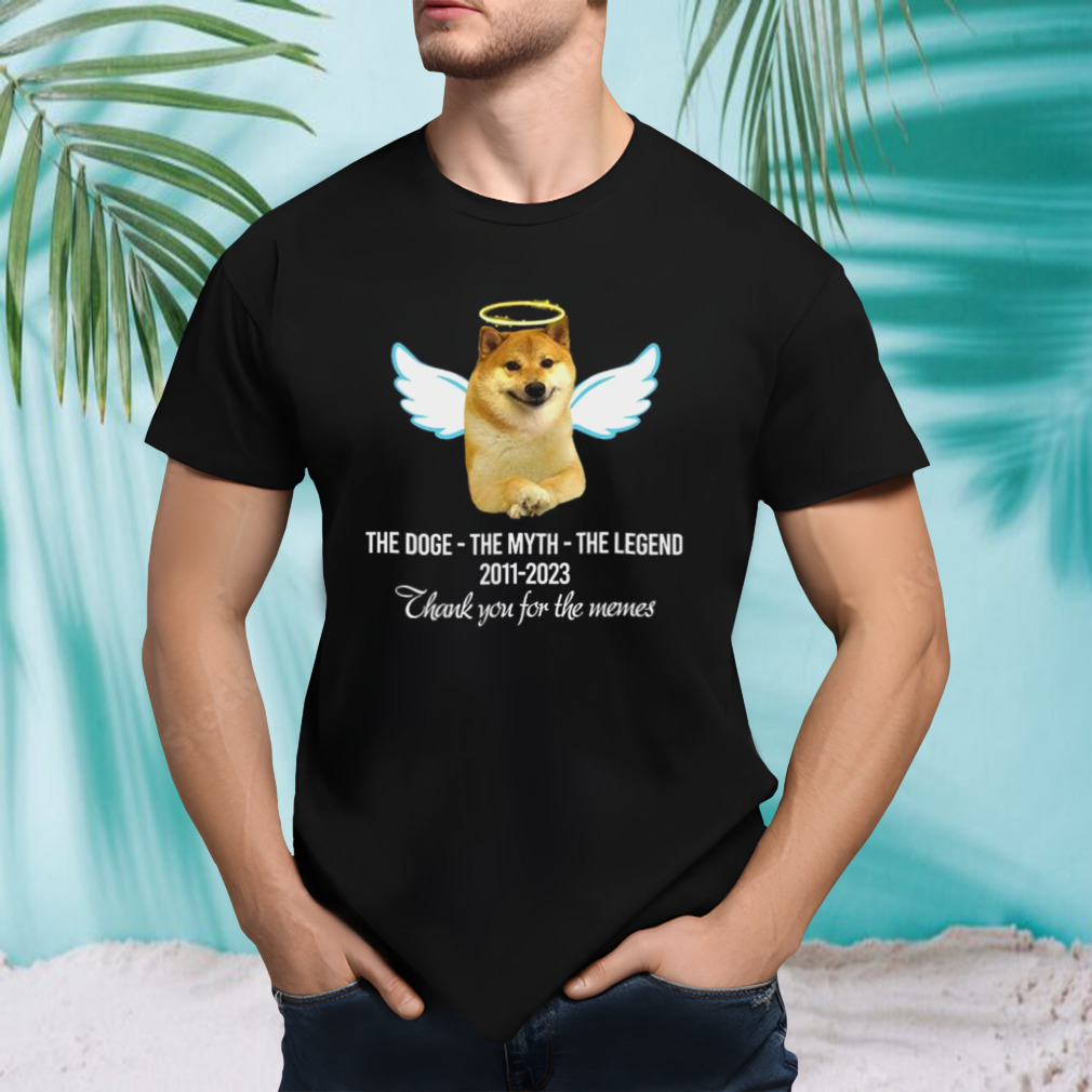 The Doge The Myth The Legend 2011-2023 Thank You for the memes Shirt