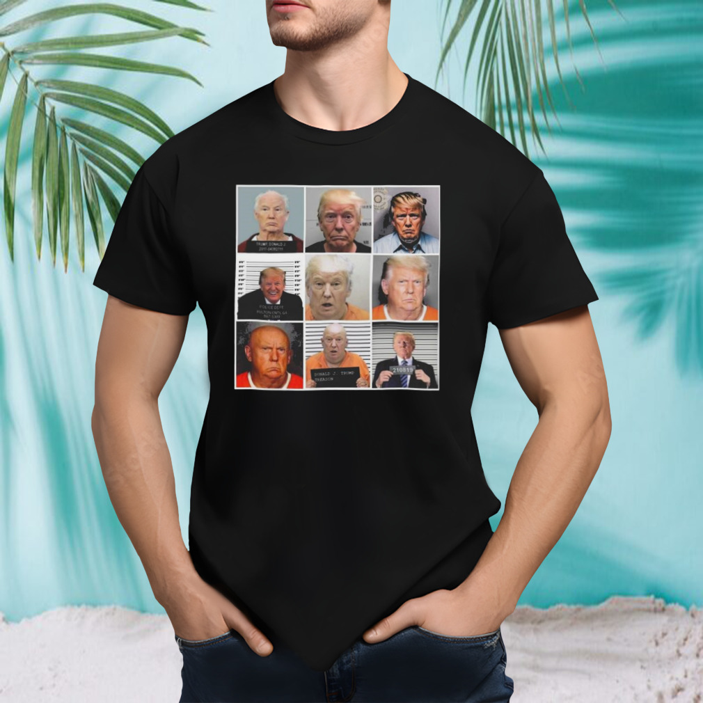 Trump shot 2023 photo design t-shirt