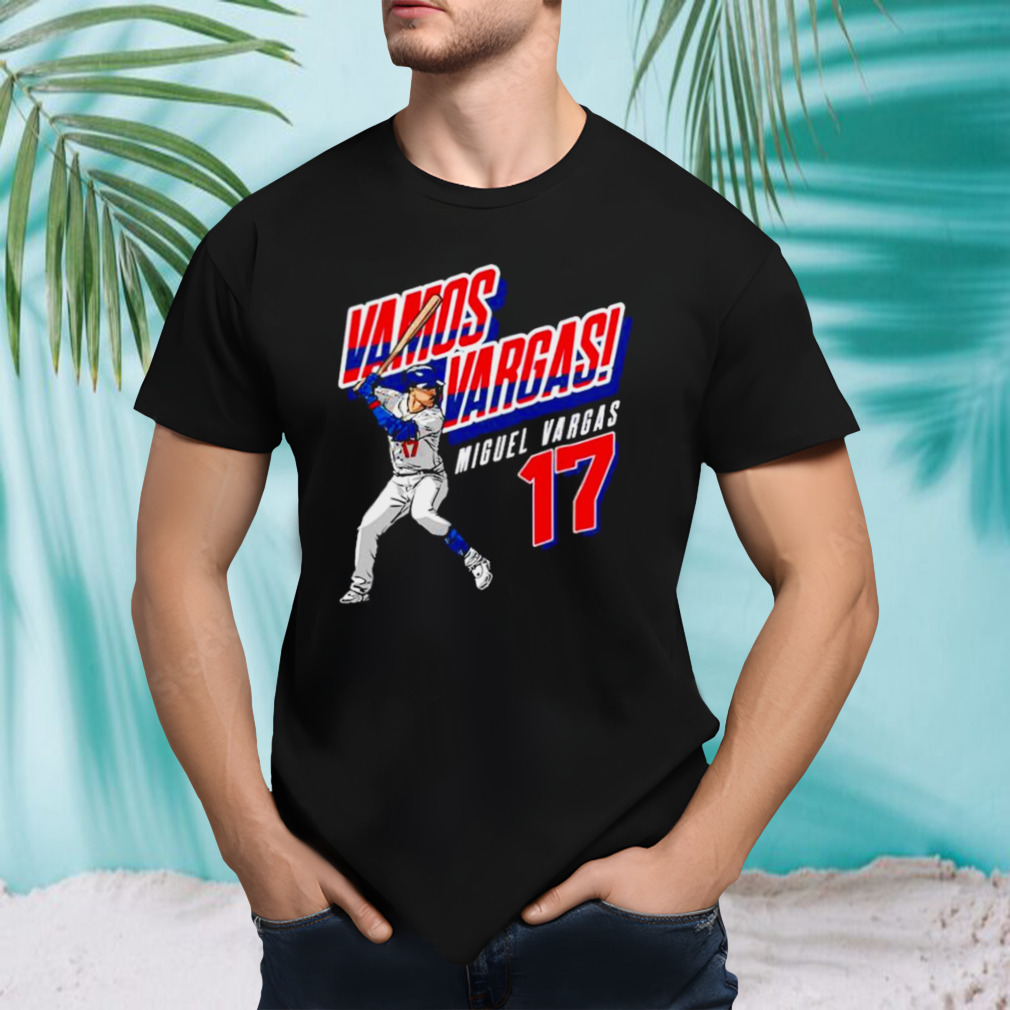Vargas vamos miguel vargas 17 los angeles Dodgers T-shirt