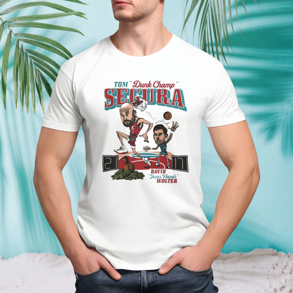 Ymh Studios Shop Dunk Champ Vs Jesus Hands 2023 T-shirt