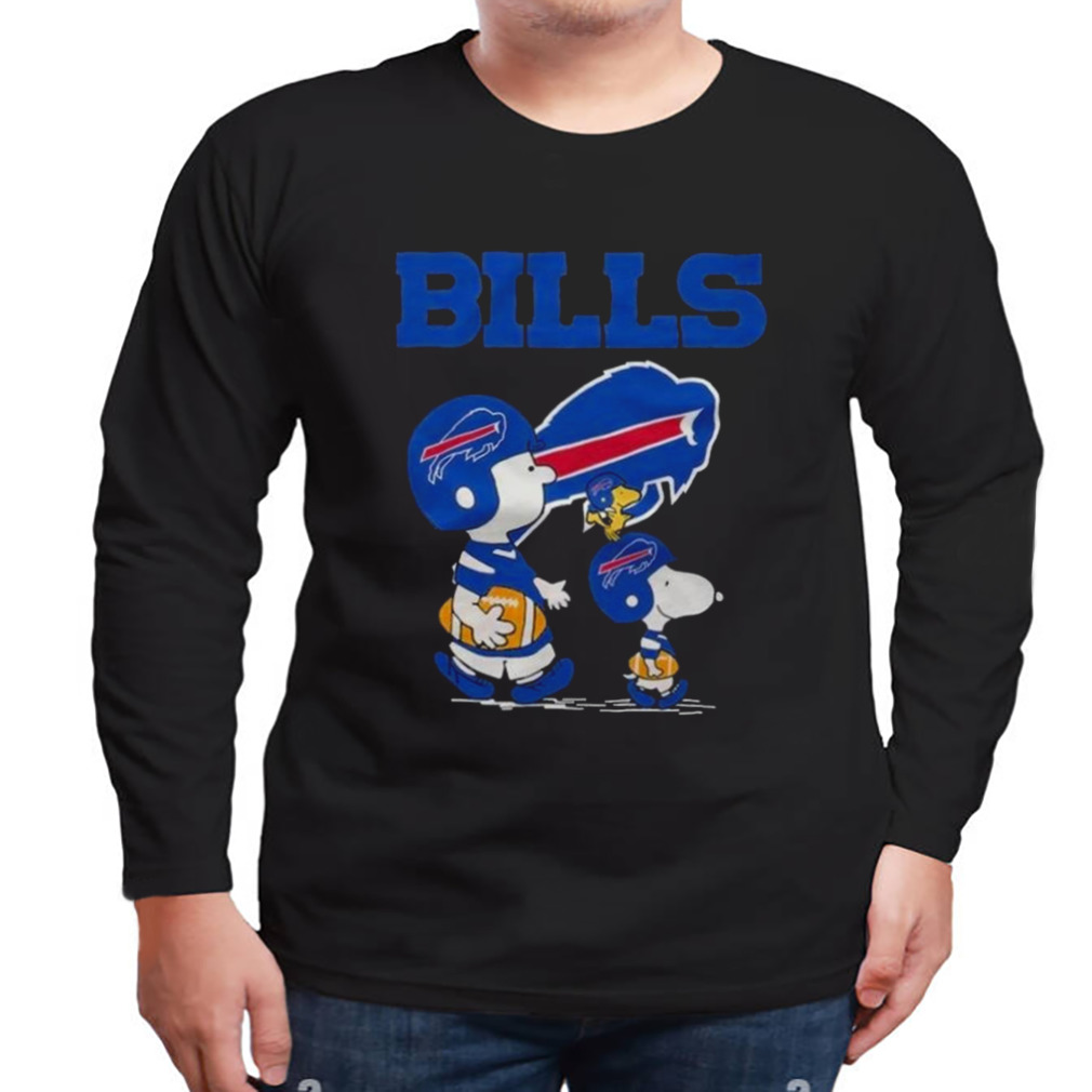 Buffalo Bills Peanuts Snoopy Charlie Brown And Woodstock Shirt 3 Longsleeve tshirt