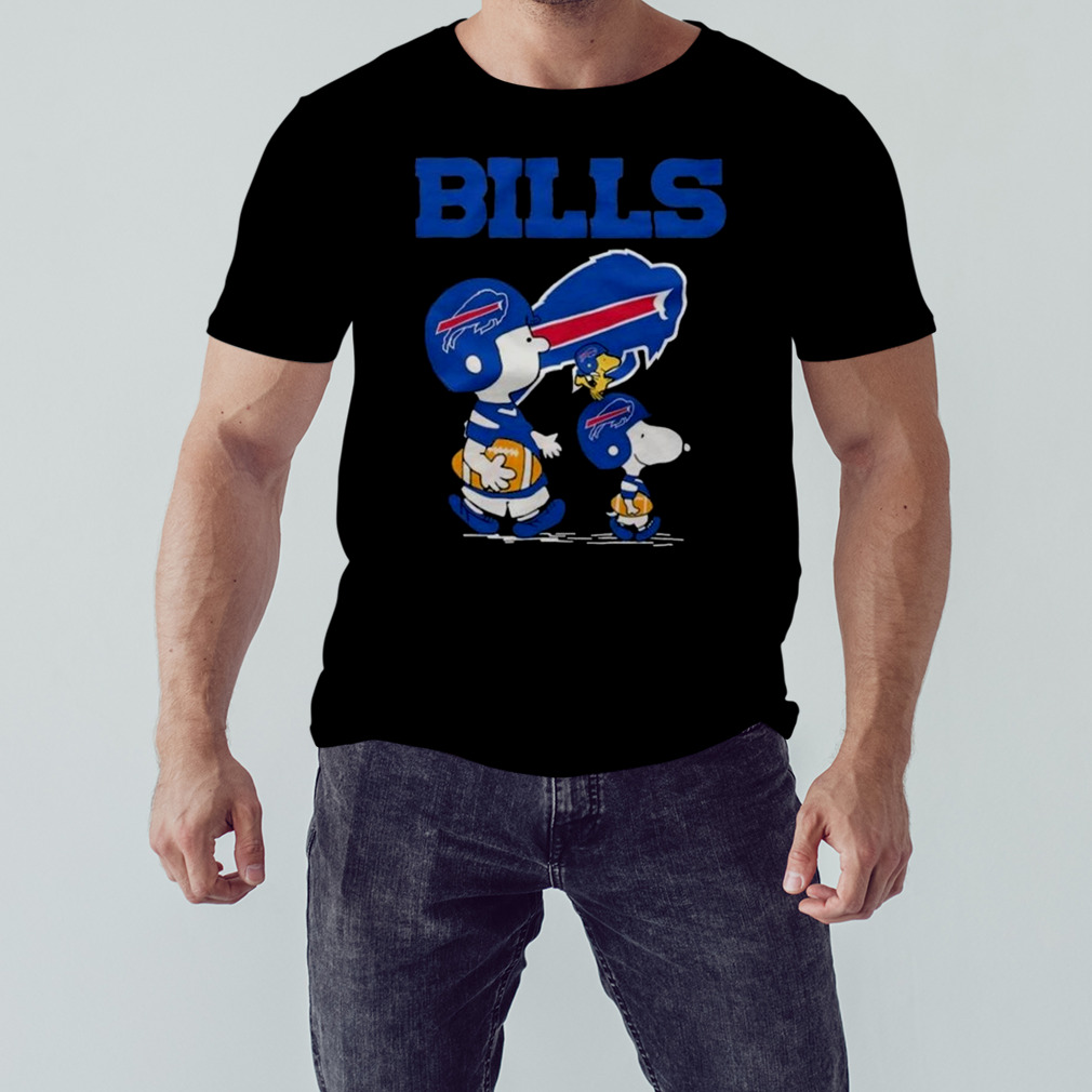 Buffalo Bills Peanuts Snoopy Charlie Brown And Woodstock Shirt 1 Unisex tshirt