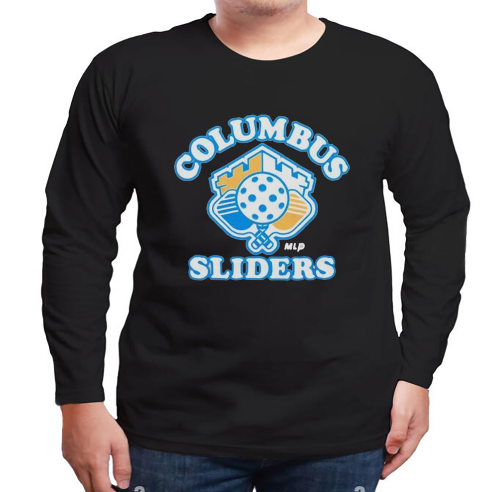 Columbus Sliders logo design T-shirt 3 Longsleeve tshirt